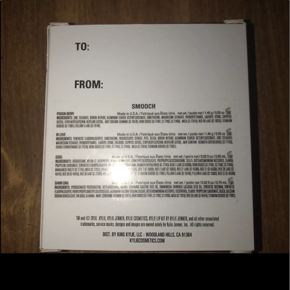 Kylie Cosmetics Smooch Valentines kit - Picture 3 of 4